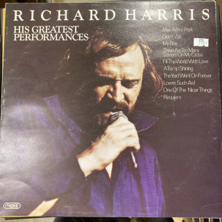 Richard Harris - His Greatest Performances (UK/1973) LP (VG+/VG+) -pop-